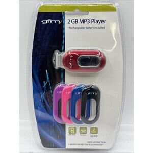 GFM Multicolor 2GB Digital Media Player WMA MP3 FM Radio 1000 Songs Sealed